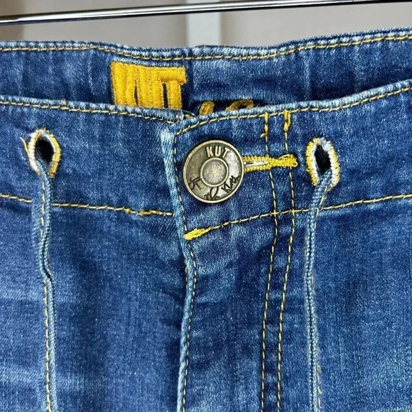 Kut from Kloth Size 10 Jeans Drawstring Loose Fit Casual Cropped - Picture 7 of 12